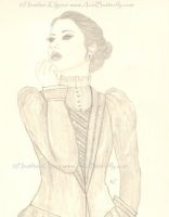 Elegant Beauty finished sketch